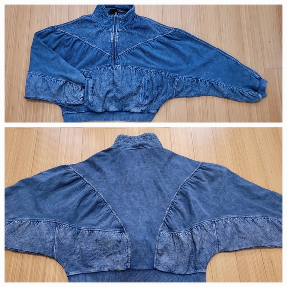 DENIM pullover NEW w/ tag - Picture 3 of 8